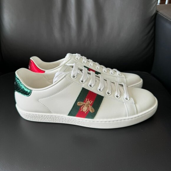 NWT Gucci Ace Sneaker with Bee-Authentic!!! - Picture 1 of 11